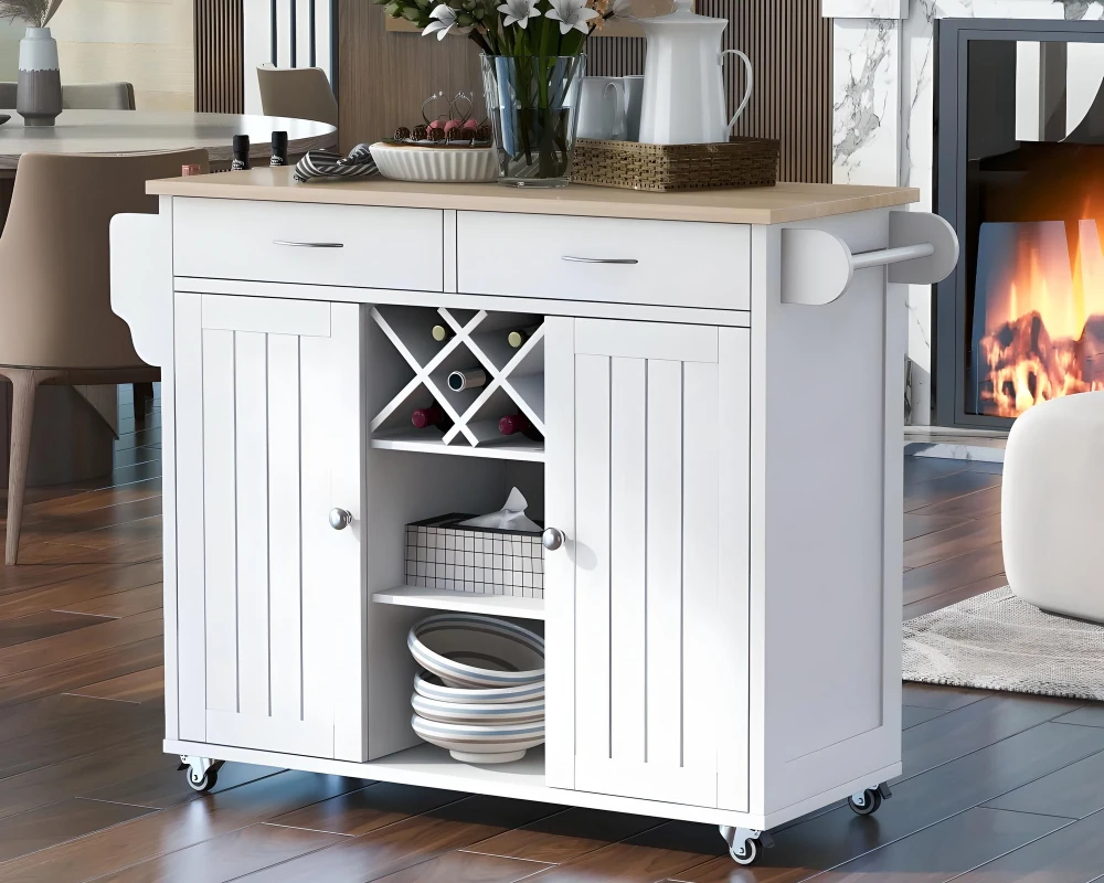 moving kitchen island