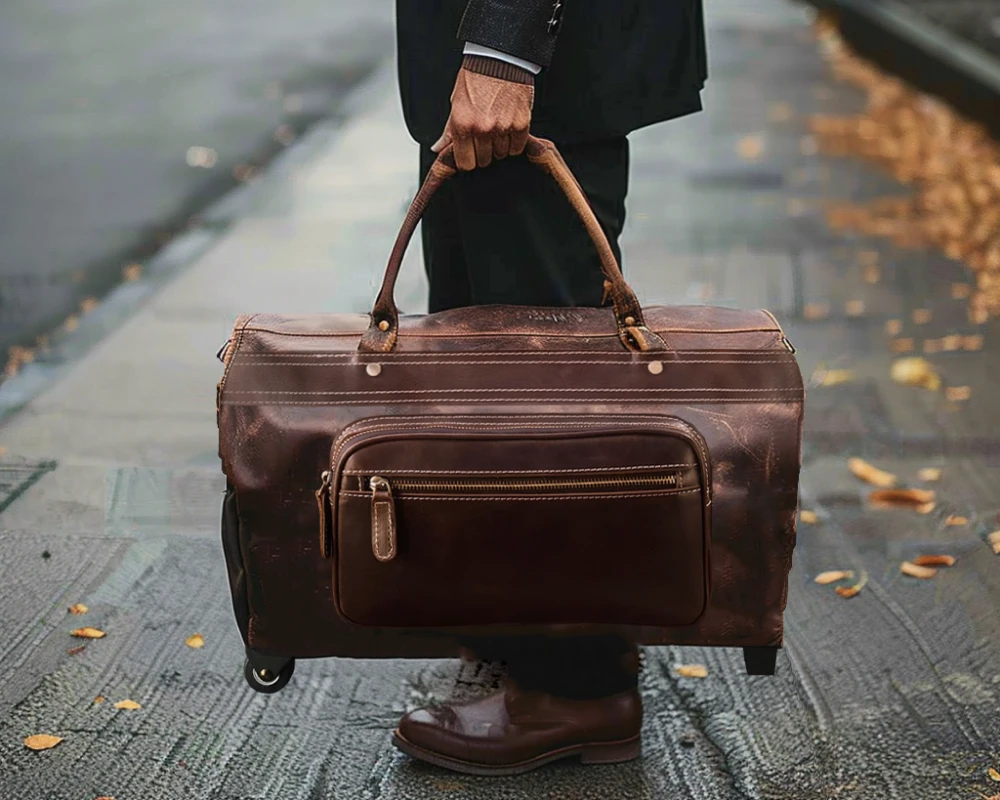 luggage bag with wheels